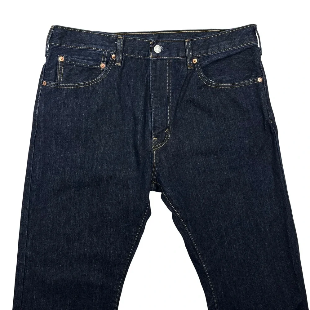 Levi's 517 Bootcut Jeans Mens 36x29 Dark Wash Indigo Western Denim Classic